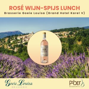 Wijn-spijslunch La Vie en Rosé (16 juni 2024 | 12.30 – 15.00 uur) @Karel V