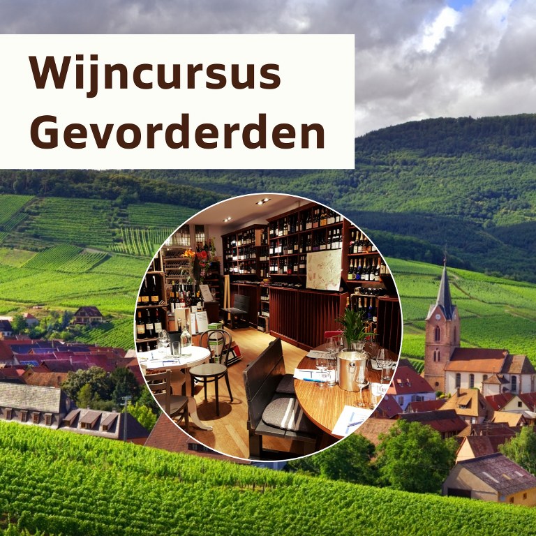 Wijncursus gevorderden: september/oktober 2022 - 4 avonden
