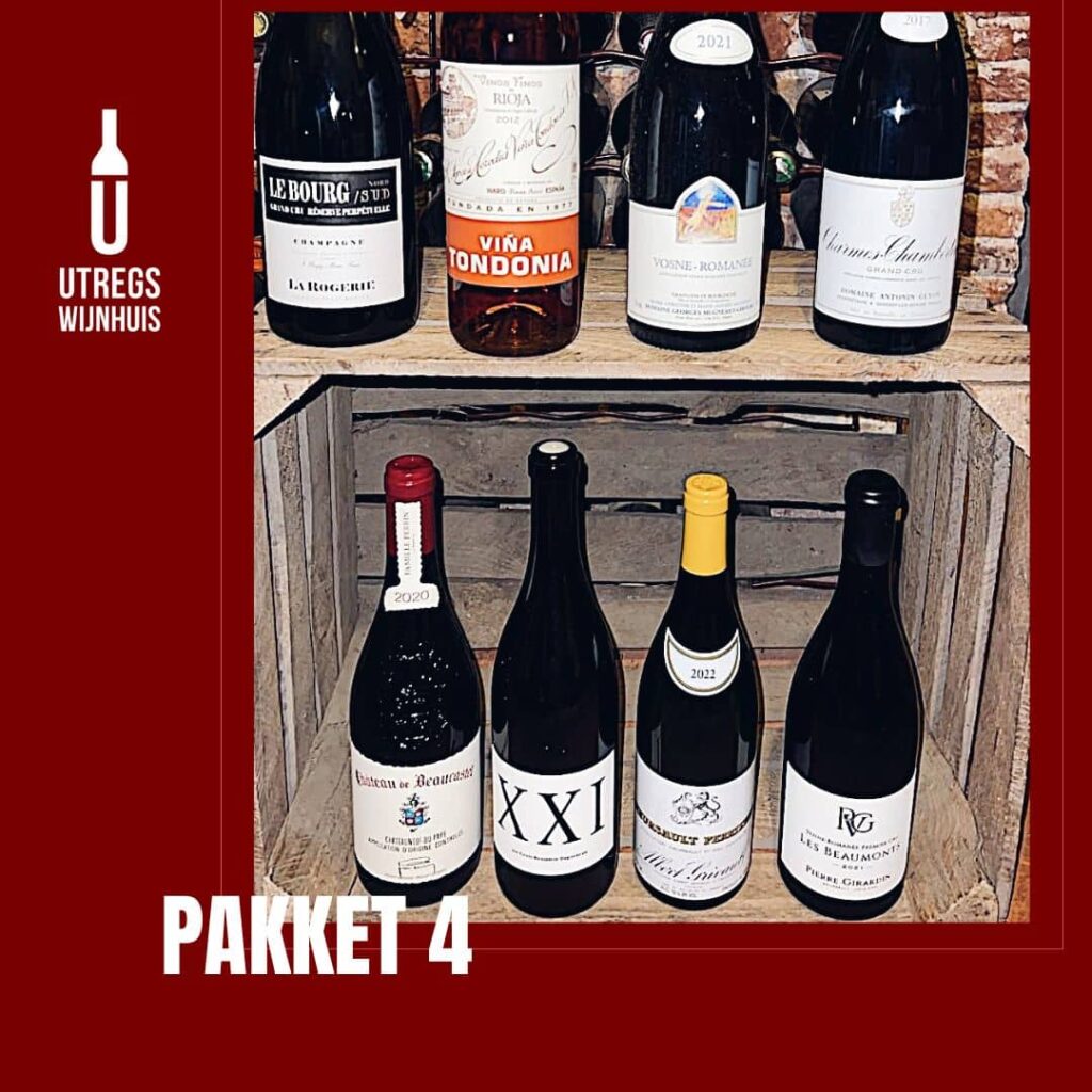 Wijnpakket 4 - 8 flessen €1250