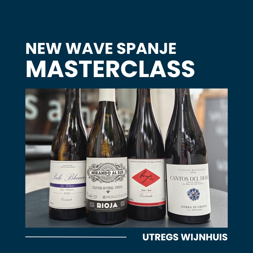 Masterclass: New Wave Spanje 09-08-2025 @pop up wijnbar