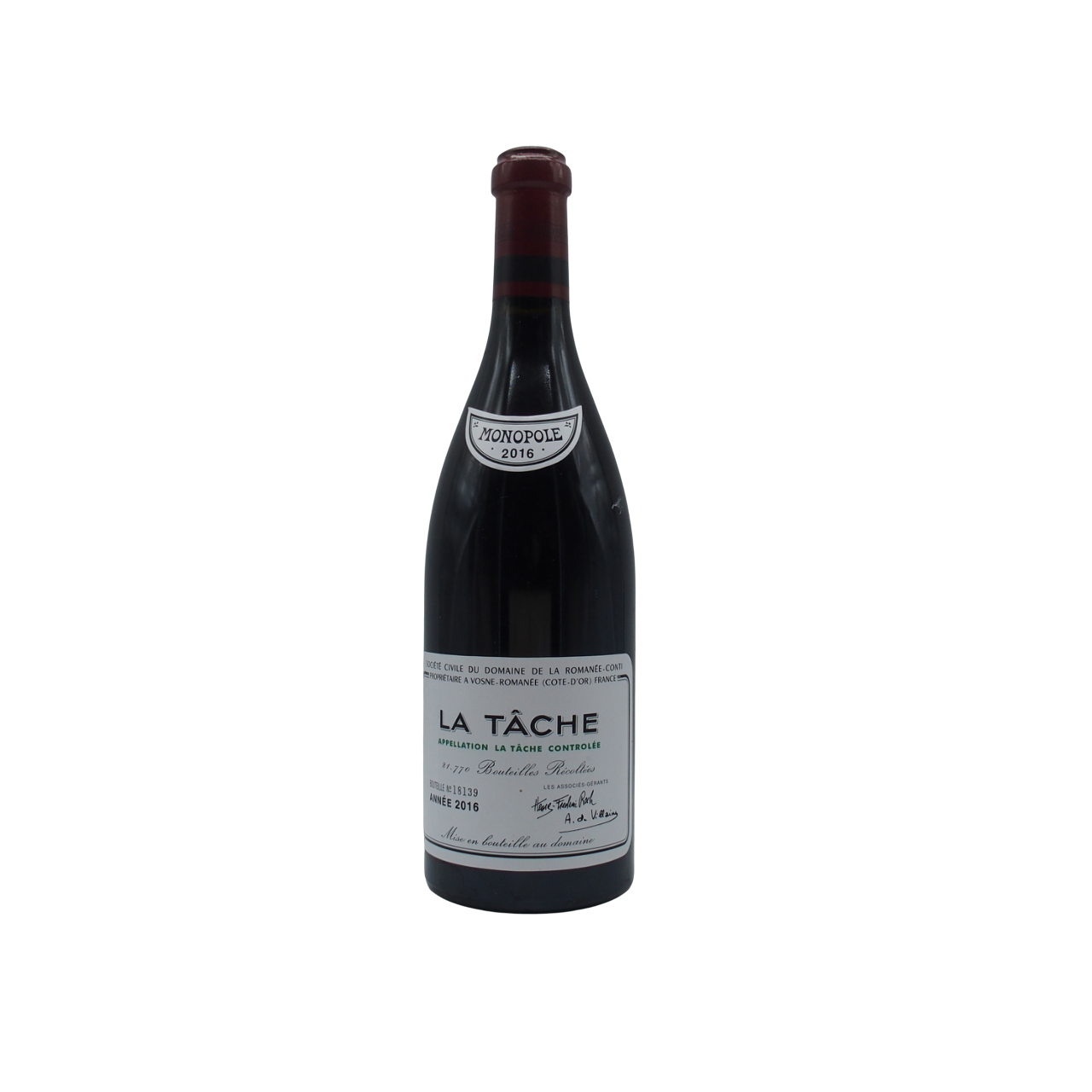 Domaine de la Romanée-Conti La Tâche Grand Cru Monopole 2018 OWC